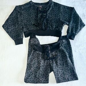 Victoria’s Secret Leopard Lace Up Set!